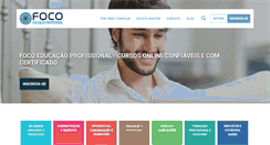 Desktop Screenshot of focoeducacaoprofissional.com.br